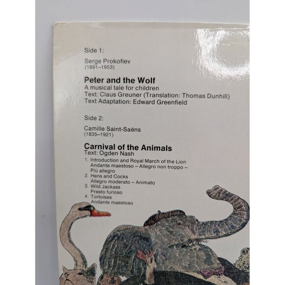 Prokofiev Peter and the Wolf Vienna Philharmonic Deutsche Grammophon 2530 588 - Picture 7 of 9